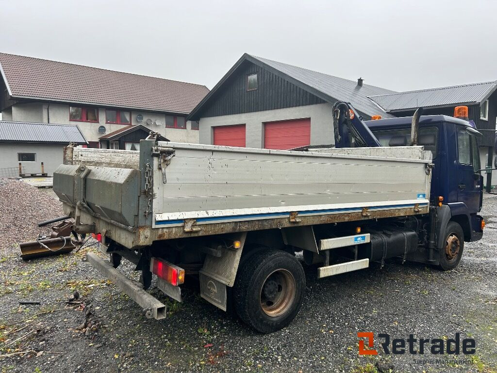2000 Tippbil med kran og plan MAN 12.224LC. EU-Godkjent - Truk jungkit, Truk derek: gambar 4 2000 Tippbil med kran og plan MAN 12.224LC. EU-Godkjent - Truk jungkit, Truk derek: gambar 4