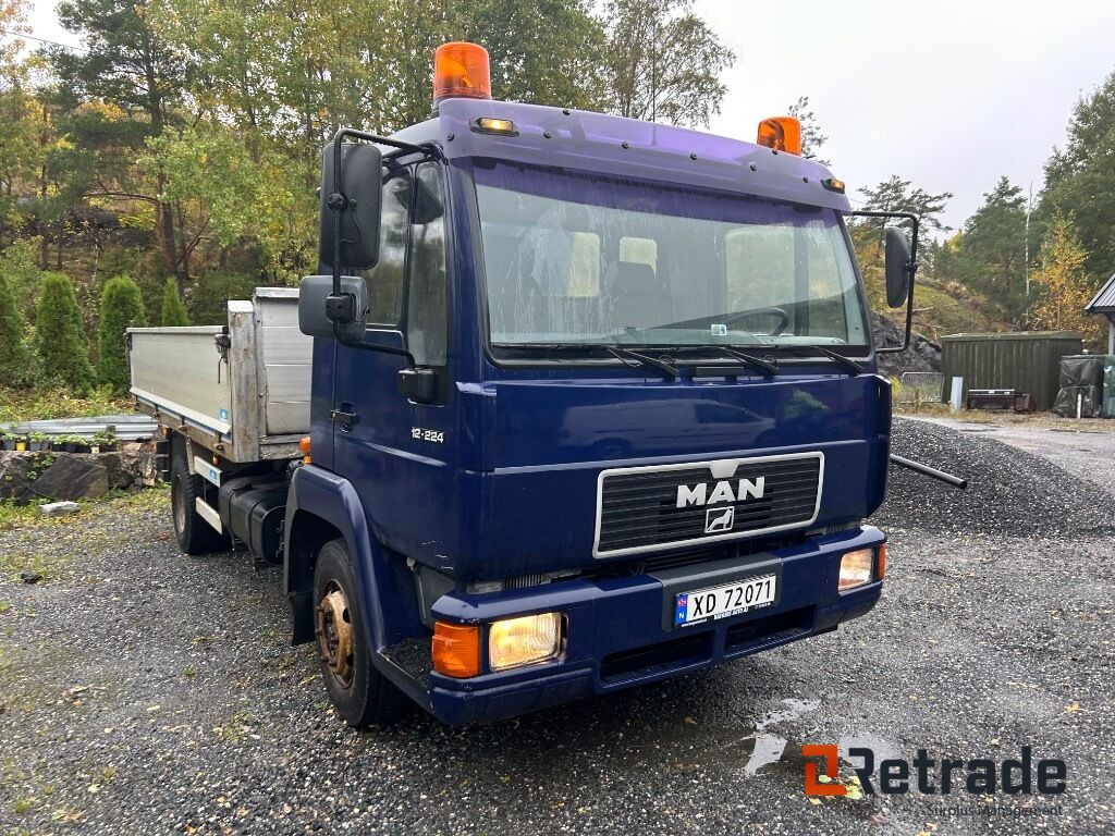 2000 Tippbil med kran og plan MAN 12.224LC. EU-Godkjent - Truk jungkit, Truk derek: gambar 3 2000 Tippbil med kran og plan MAN 12.224LC. EU-Godkjent - Truk jungkit, Truk derek: gambar 3