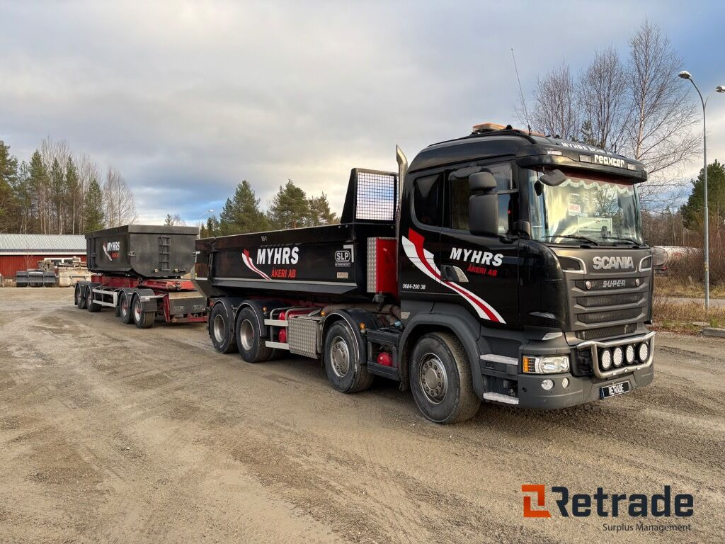 Kassettbilsekipage Scania R730 8X4 - Truk jungkit, Trailer lewati: gambar 2 Kassettbilsekipage Scania R730 8X4 - Truk jungkit, Trailer lewati: gambar 2