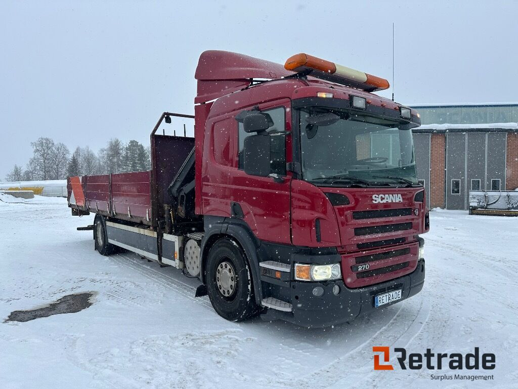 Kranbil Scania P270 - Truk flatbed, Truk derek: gambar 3 Kranbil Scania P270 - Truk flatbed, Truk derek: gambar 3