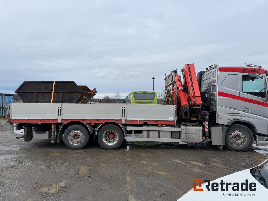 Kranbil Volvo FH500 6x2 - Truk flatbed, Truk derek: gambar 5 Kranbil Volvo FH500 6x2 - Truk flatbed, Truk derek: gambar 5