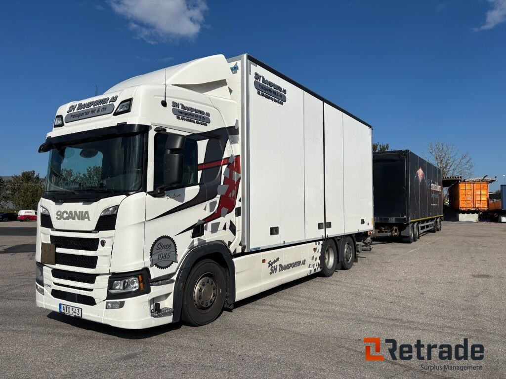 Lastbil med släp Scania R540 B6X2*4NB / NÄRKO D4HW13L62 - Truk box: gambar 1 Lastbil med släp Scania R540 B6X2*4NB / NÄRKO D4HW13L62 - Truk box: gambar 1