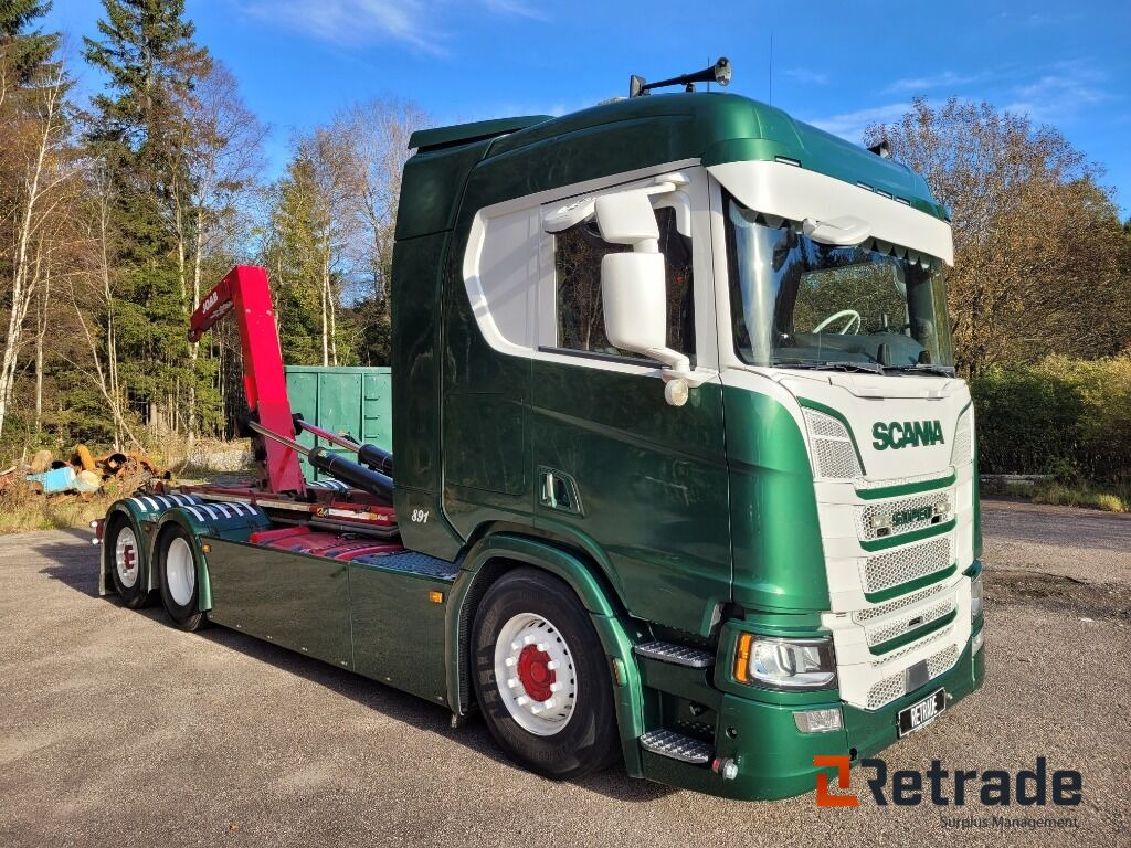 Lastväxlare SCANIA R580 V8 Next Gen LB6X2*4 Euro 6 - Hook lift, Truk derek: gambar 2 Lastväxlare SCANIA R580 V8 Next Gen LB6X2*4 Euro 6 - Hook lift, Truk derek: gambar 2
