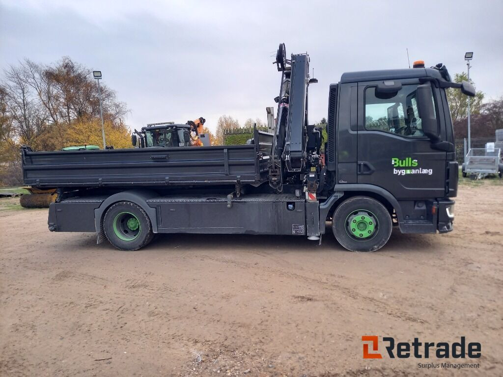 MAN TGL 12. 4X2 BL med Fassi kran - Truk flatbed, Truk derek: gambar 4 MAN TGL 12. 4X2 BL med Fassi kran - Truk flatbed, Truk derek: gambar 4