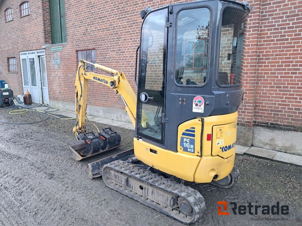 Minigraver Komatsu PC16R-3HS Lavt timetal! - Peralatan konstruksi: gambar 5 Minigraver Komatsu PC16R-3HS Lavt timetal! - Peralatan konstruksi: gambar 5