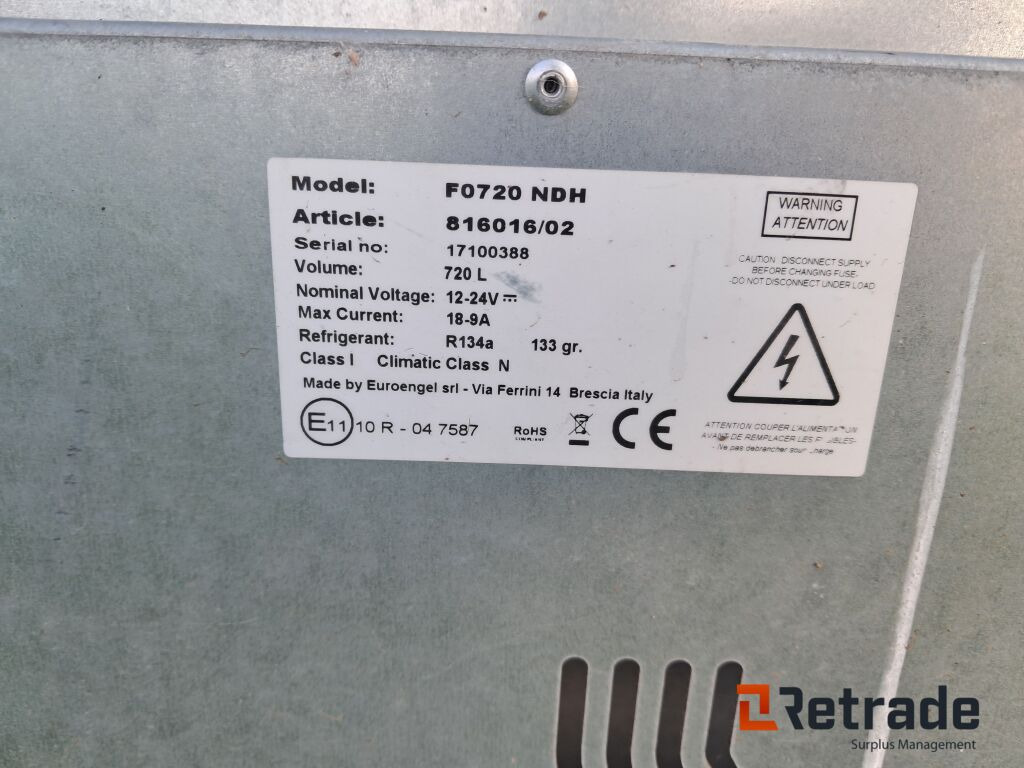 Transport køleboks Vibocold 720 L F 0720 NDH - Peralatan dan perlengkapan: gambar 5 Transport køleboks Vibocold 720 L F 0720 NDH - Peralatan dan perlengkapan: gambar 5