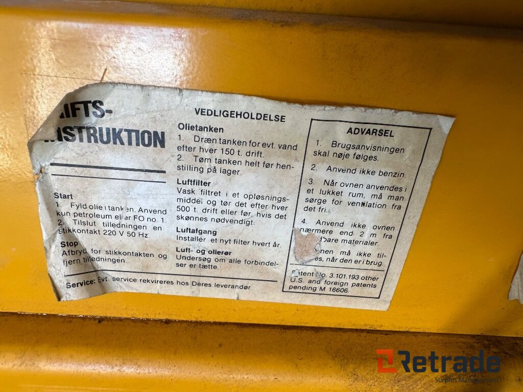 Varme kanon - Pemanas konstruksi: gambar 5 Varme kanon - Pemanas konstruksi: gambar 5