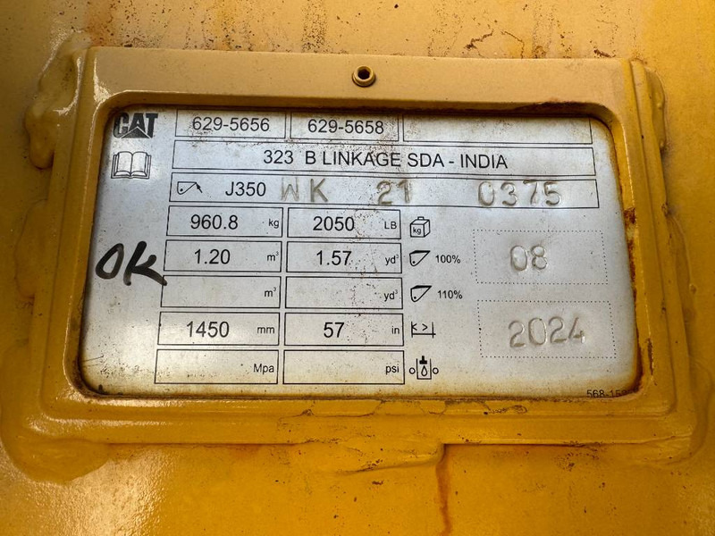 Ember untuk Peralatan konstruksi baru Cat 323 BOOM + STICK + BUCKET (BRAND NEW): gambar 7