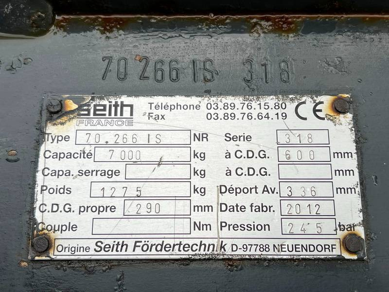 Forklift LPG Linde H70T-02 Side shift / Fork positioners: gambar 14