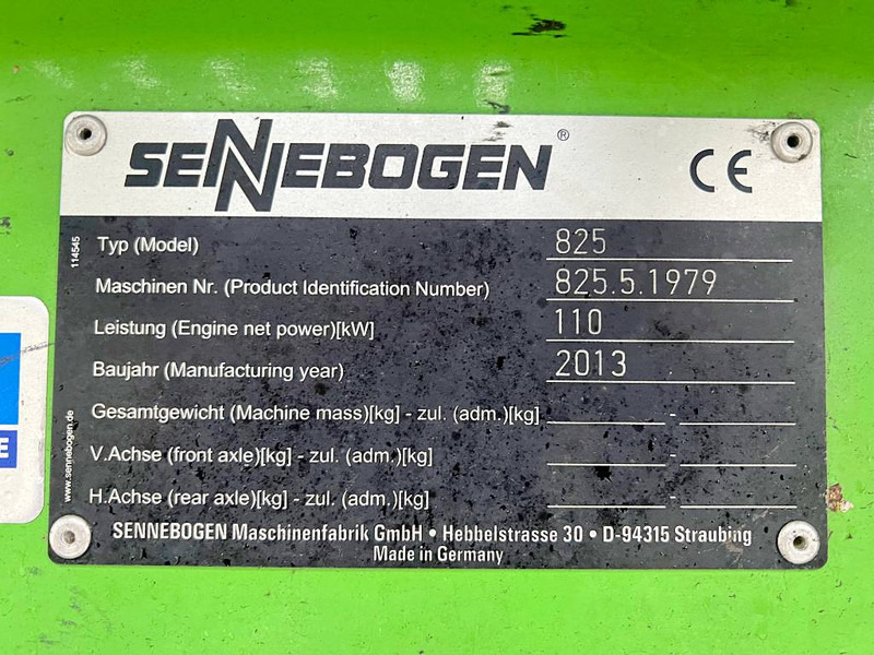 Mesin pengisi untuk pengangkutan sampah Sennebogen 825 ELECTRIC / GOOD CONDITION: gambar 15