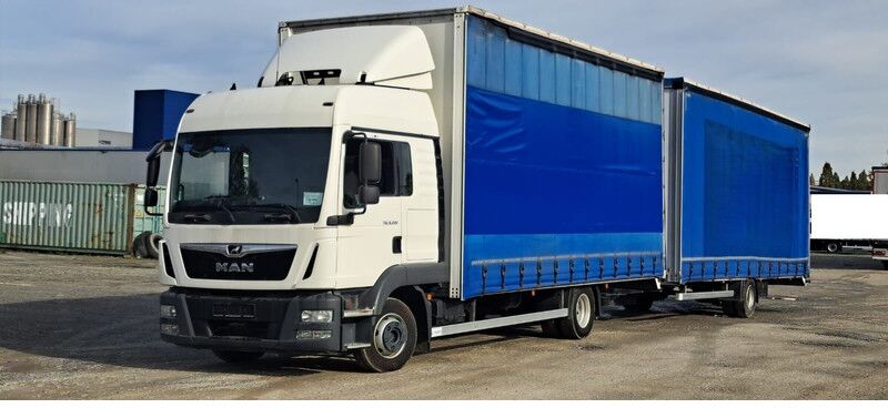 MAN TGL 8.220 Jumbo Gardine - Truk dengan terpal samping: gambar 1 MAN TGL 8.220 Jumbo Gardine - Truk dengan terpal samping: gambar 1