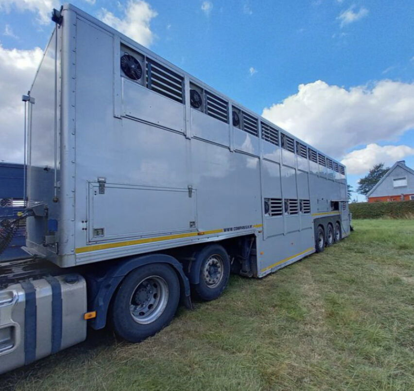 Gray and Adams Gadd3 / Works Great / Hydraulic / 2 Levels - Semi-trailer pengangkut hewan: gambar 5 Gray and Adams Gadd3 / Works Great / Hydraulic / 2 Levels - Semi-trailer pengangkut hewan: gambar 5