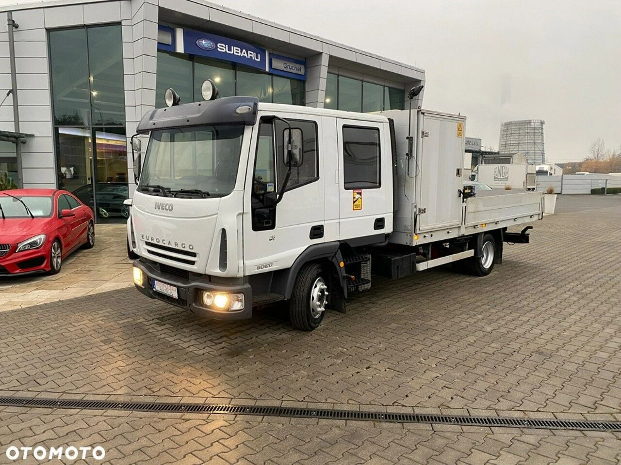 Iveco Eurocargo ML80E17 / HDS HMF / 1 Owner / Doka - Truk flatbed, Truk derek: gambar 4 Iveco Eurocargo ML80E17 / HDS HMF / 1 Owner / Doka - Truk flatbed, Truk derek: gambar 4