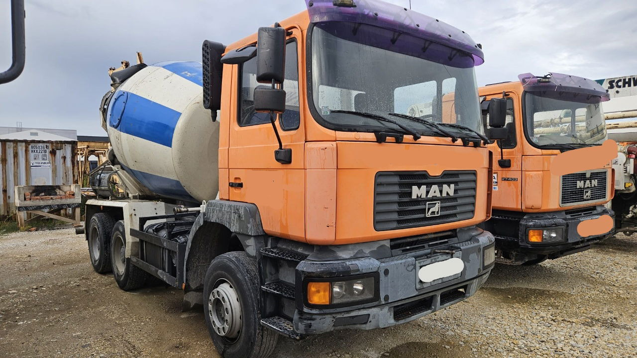 MAN FE 410A 8x4 mixer - 7m3 - euro 3 - Truk pengaduk beton: gambar 2 MAN FE 410A 8x4 mixer - 7m3 - euro 3 - Truk pengaduk beton: gambar 2