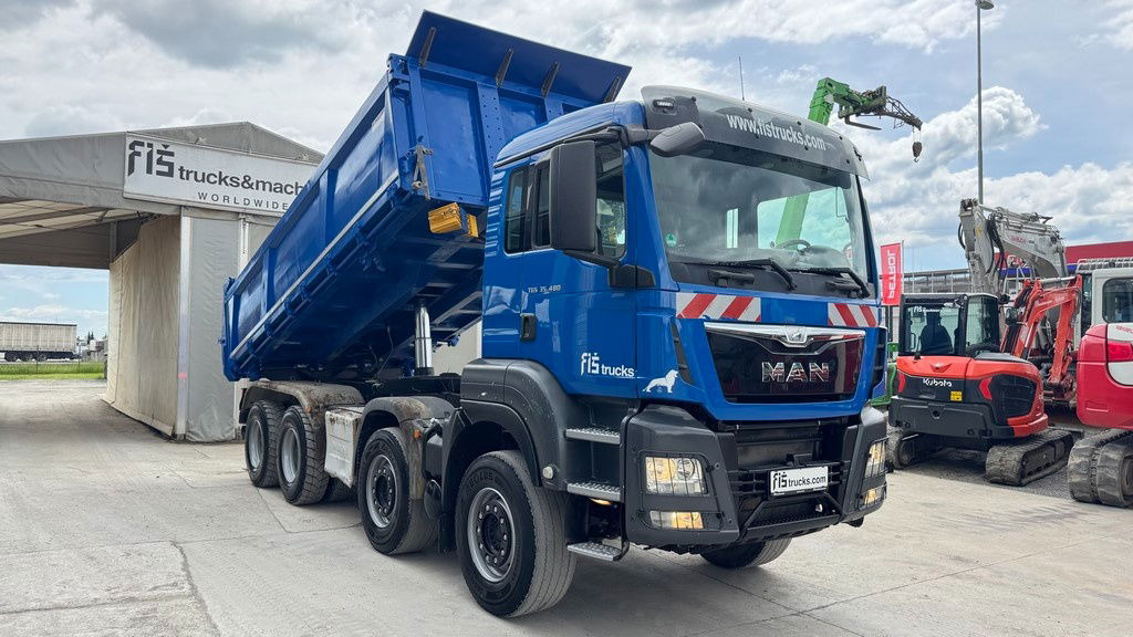 Truk jungkit MAN TGA 35.480 8x4 bordmatic tipper - euro 6: gambar 8