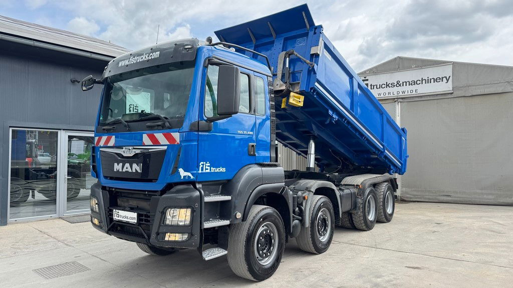 Truk jungkit MAN TGA 35.480 8x4 bordmatic tipper - euro 6: gambar 6