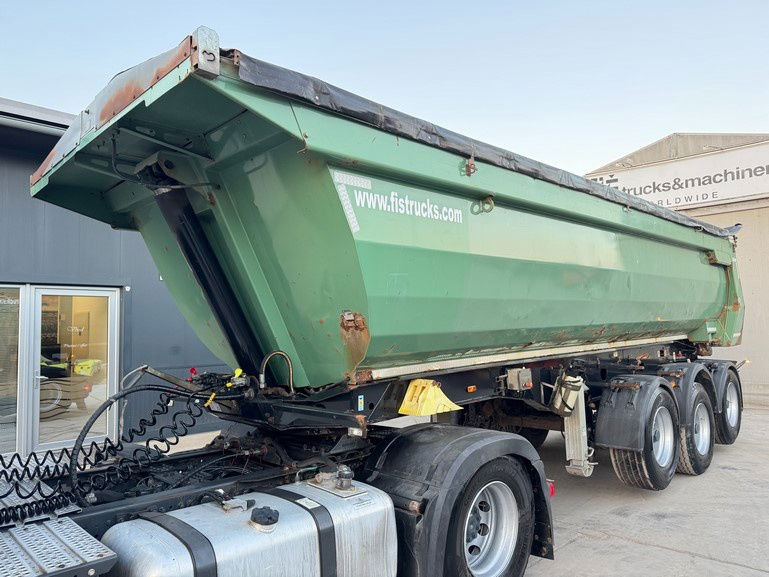Meiller Kisa 3 - 3-Axle Tipper Trailer - hydr. back side - Semi-trailer jungkit: gambar 1 Meiller Kisa 3 - 3-Axle Tipper Trailer - hydr. back side - Semi-trailer jungkit: gambar 1