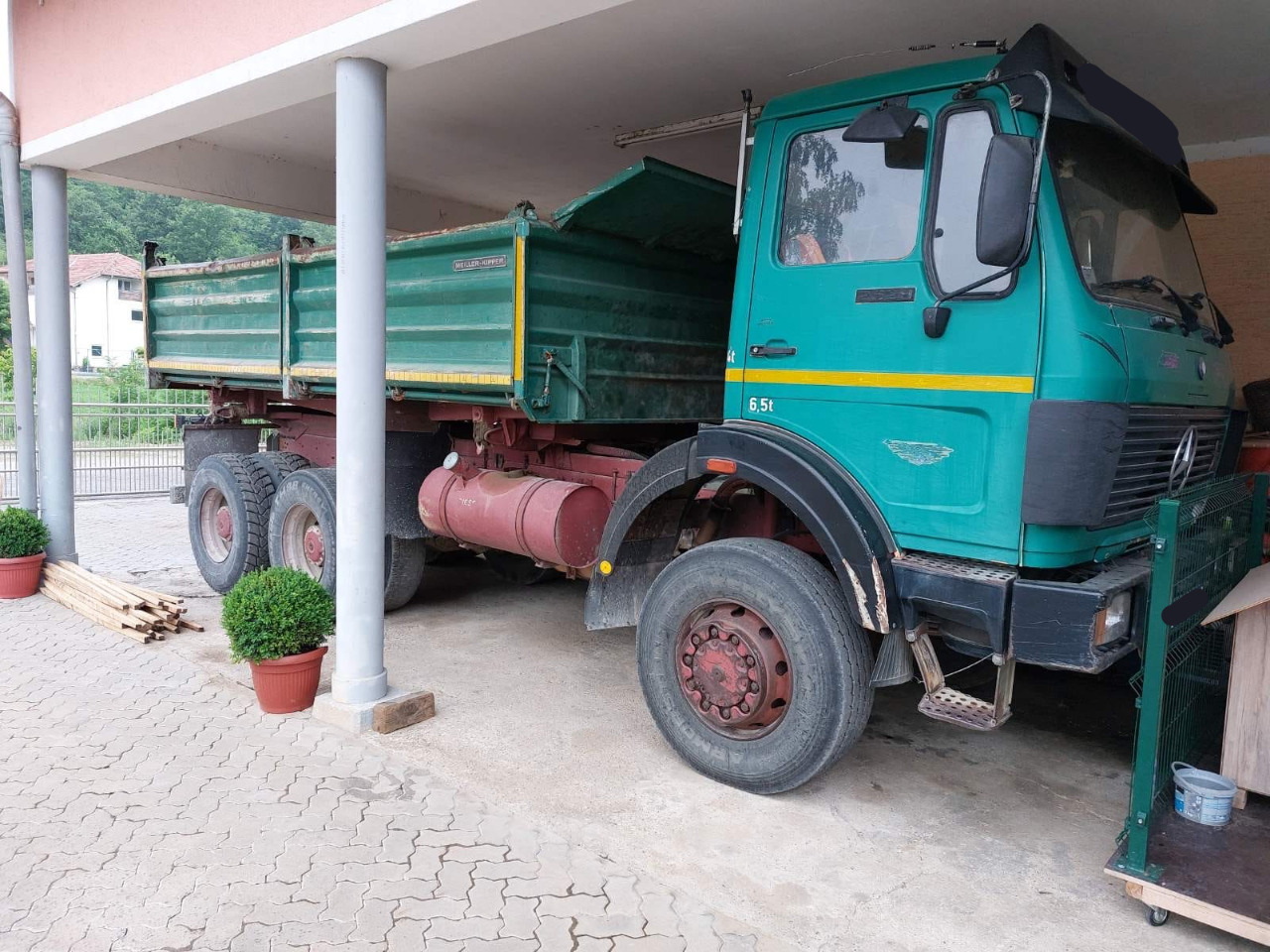 Mercedes-Benz 2628 AK 6x6 meiller tipper - V8 - Truk jungkit: gambar 3 Mercedes-Benz 2628 AK 6x6 meiller tipper - V8 - Truk jungkit: gambar 3