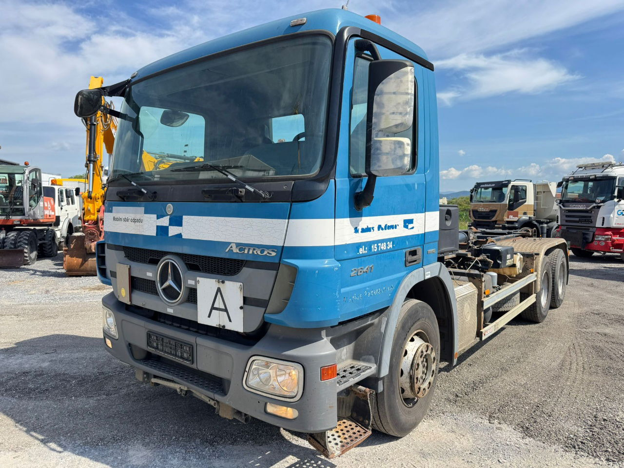 Mercedes-Benz Actros 2641 6x4 hiab abroll tipper - spring - Pengangkut kontainer/ Container truck: gambar 1 Mercedes-Benz Actros 2641 6x4 hiab abroll tipper - spring - Pengangkut kontainer/ Container truck: gambar 1