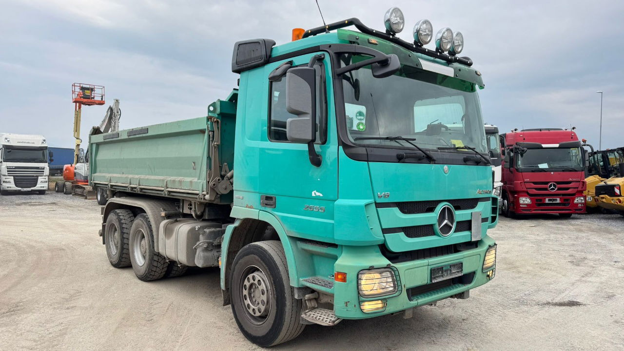 Mercedes-Benz Actros 2655 6x4 meiller bordmatic tipper - retarder - V8 - Truk jungkit: gambar 3 Mercedes-Benz Actros 2655 6x4 meiller bordmatic tipper - retarder - V8 - Truk jungkit: gambar 3