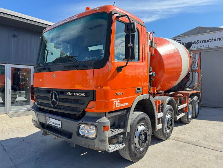 Mercedes-Benz Actros 3241 8x4 mixer 9m3 - Truk pengaduk beton: gambar 1 Mercedes-Benz Actros 3241 8x4 mixer 9m3 - Truk pengaduk beton: gambar 1