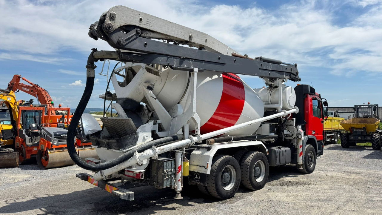Mercedes-Benz Actros 3341 6x4 7m3 + 24m Cifa - Truk pengaduk beton: gambar 4 Mercedes-Benz Actros 3341 6x4 7m3 + 24m Cifa - Truk pengaduk beton: gambar 4