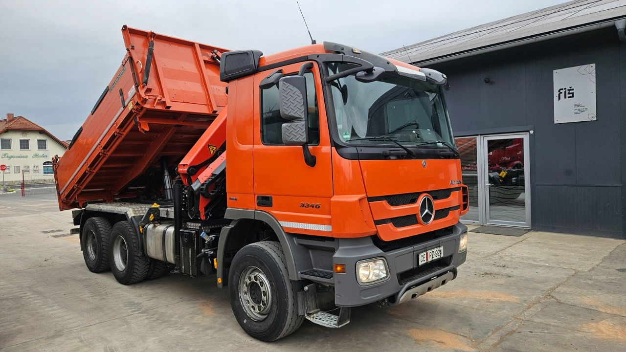 Mercedes-Benz Actros 3346 K palfinger PK 18002 - bordmatic - meiller tipper - EPS 3 pedals - Truk jungkit: gambar 4 Mercedes-Benz Actros 3346 K palfinger PK 18002 - bordmatic - meiller tipper - EPS 3 pedals - Truk jungkit: gambar 4