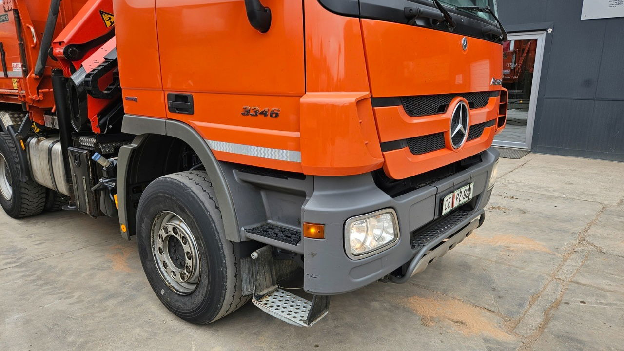 Mercedes-Benz Actros 3346 K palfinger PK 18002 - bordmatic - meiller tipper - EPS 3 pedals - Truk jungkit: gambar 3 Mercedes-Benz Actros 3346 K palfinger PK 18002 - bordmatic - meiller tipper - EPS 3 pedals - Truk jungkit: gambar 3