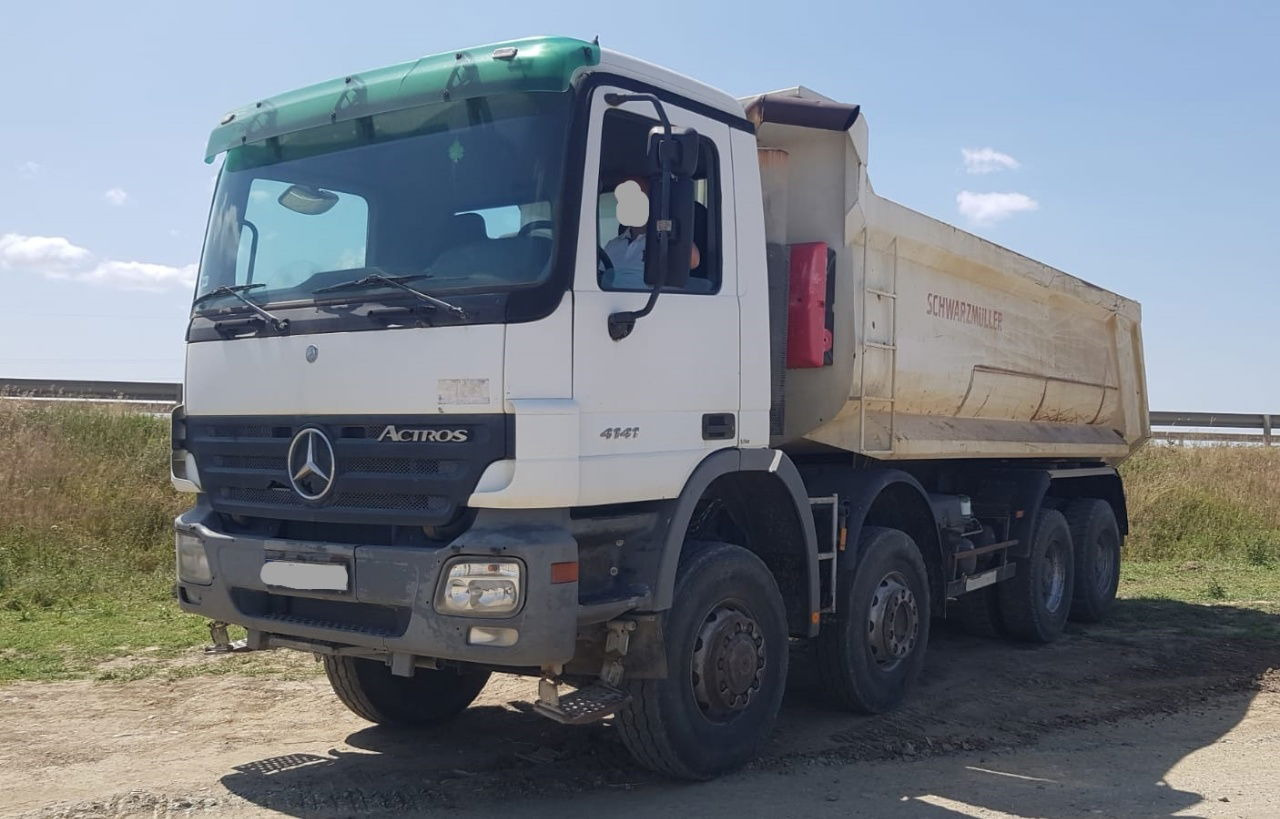 Mercedes-Benz Actros 4141 K 8x6 schwarzmuller mulda tipper - Truk jungkit: gambar 1 Mercedes-Benz Actros 4141 K 8x6 schwarzmuller mulda tipper - Truk jungkit: gambar 1