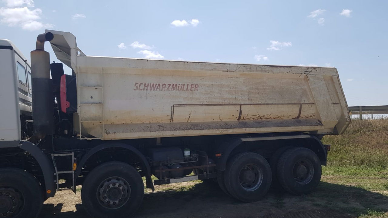 Mercedes-Benz Actros 4141 K 8x6 schwarzmuller mulda tipper - Truk jungkit: gambar 3 Mercedes-Benz Actros 4141 K 8x6 schwarzmuller mulda tipper - Truk jungkit: gambar 3