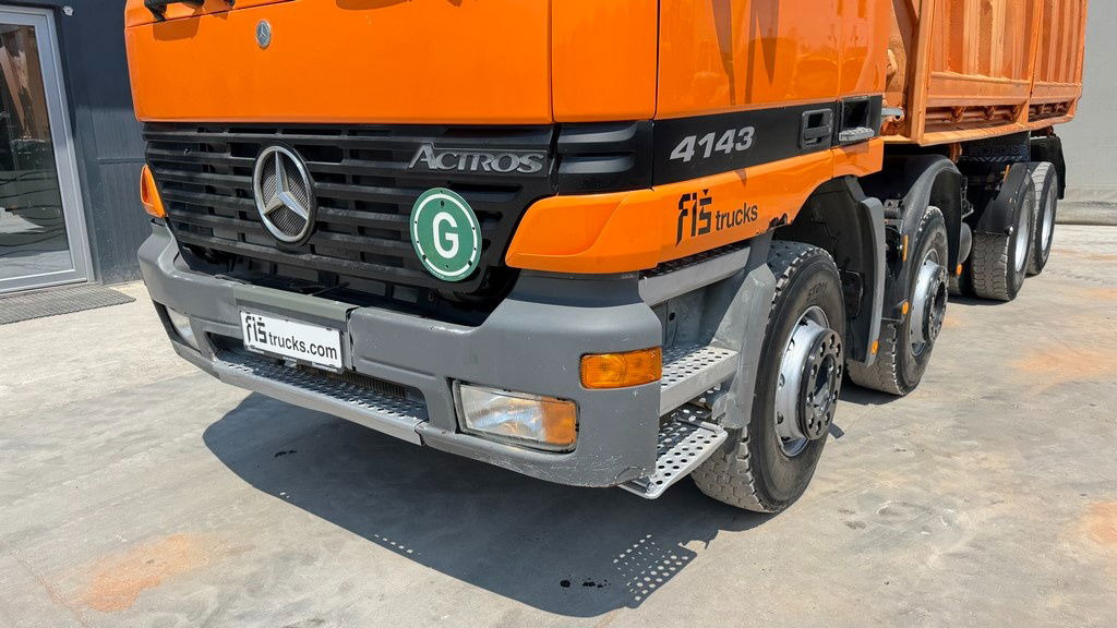 Mercedes-Benz Actros 4143 K 8x4 meiller tipper - Truk jungkit: gambar 2 Mercedes-Benz Actros 4143 K 8x4 meiller tipper - Truk jungkit: gambar 2