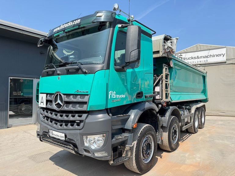 Mercedes-Benz Arocs 3248 8X4 mulda tipper - electric taurpaulin - Truk jungkit: gambar 1 Mercedes-Benz Arocs 3248 8X4 mulda tipper - electric taurpaulin - Truk jungkit: gambar 1