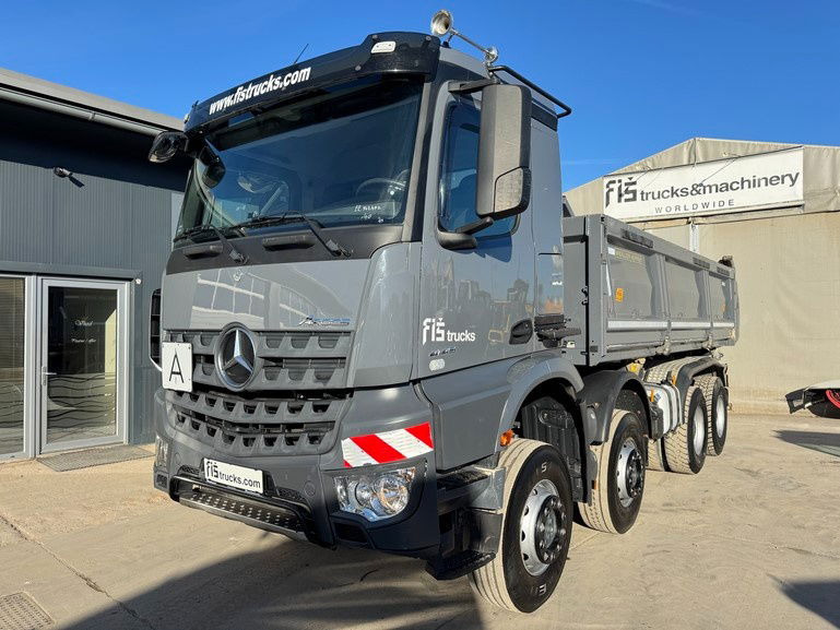 Mercedes-Benz Arocs 4148 8X4 meiller tipper - bordmatic - Truk jungkit: gambar 1 Mercedes-Benz Arocs 4148 8X4 meiller tipper - bordmatic - Truk jungkit: gambar 1