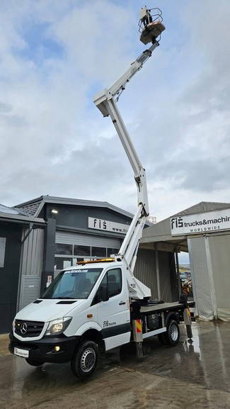 Platform udara yang dipasang di truk Mercedes-Benz Sprinter S 516 CDI - paflinger platform 24m - AC: gambar 12