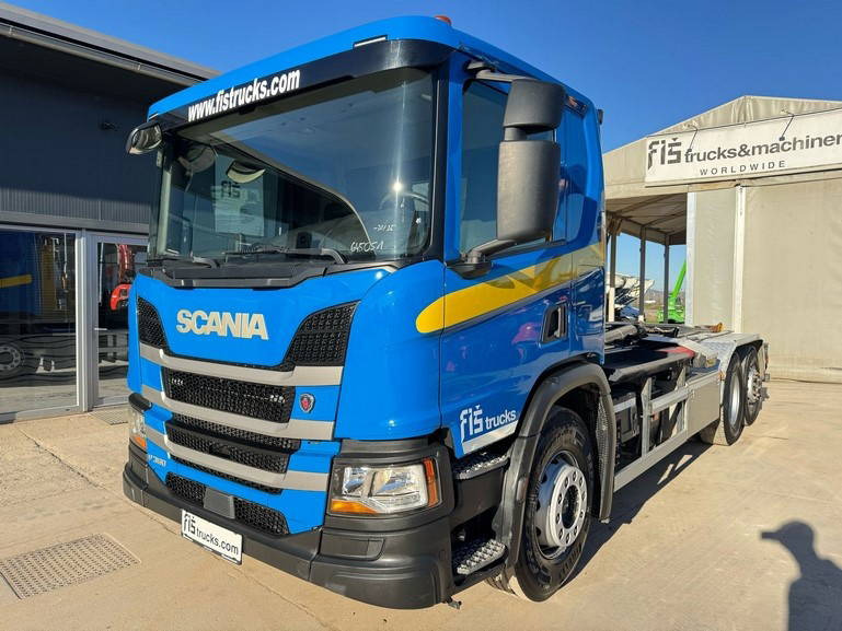 Scania P 360 6x2 palfinger abroll tipper - steering axle - Pengangkut kontainer/ Container truck: gambar 1 Scania P 360 6x2 palfinger abroll tipper - steering axle - Pengangkut kontainer/ Container truck: gambar 1