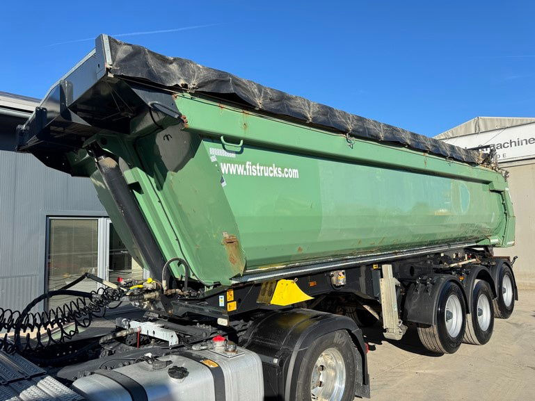 Schwarzmüller Meiller Mhps 12/27 3-Axle Tipper Trailer - hydr. back - Semi-trailer jungkit: gambar 1 Schwarzmüller Meiller Mhps 12/27 3-Axle Tipper Trailer - hydr. back - Semi-trailer jungkit: gambar 1