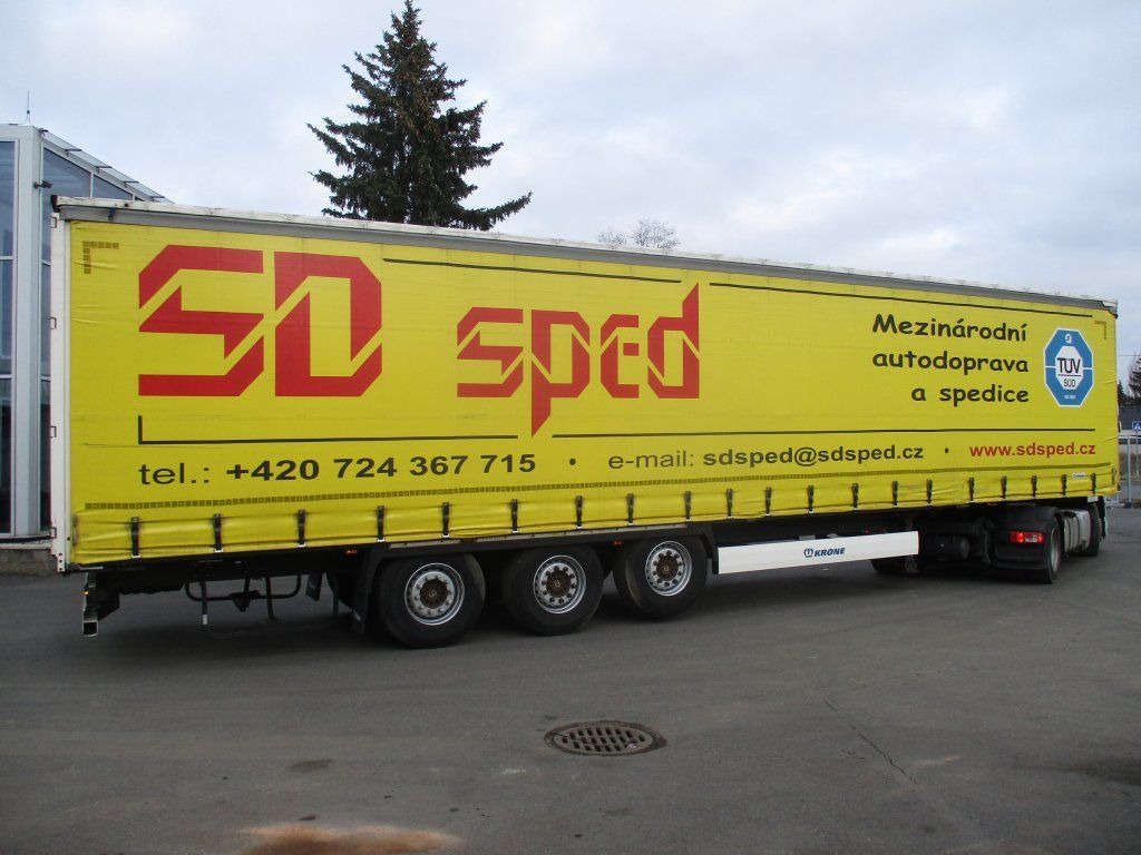 Krone SD - Semi-trailer dengan terpal samping: gambar 4 Krone SD - Semi-trailer dengan terpal samping: gambar 4