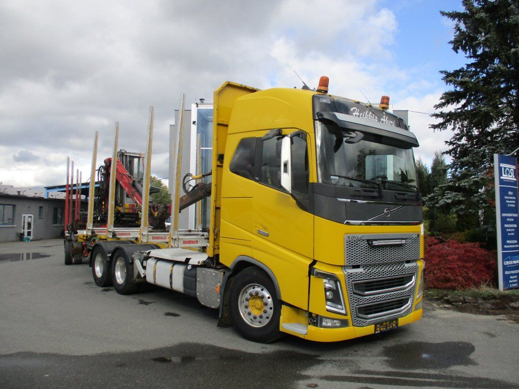 Volvo FH 16 750 6x4 + Fliegl - Truk logging, Truk derek: gambar 3 Volvo FH 16 750 6x4 + Fliegl - Truk logging, Truk derek: gambar 3
