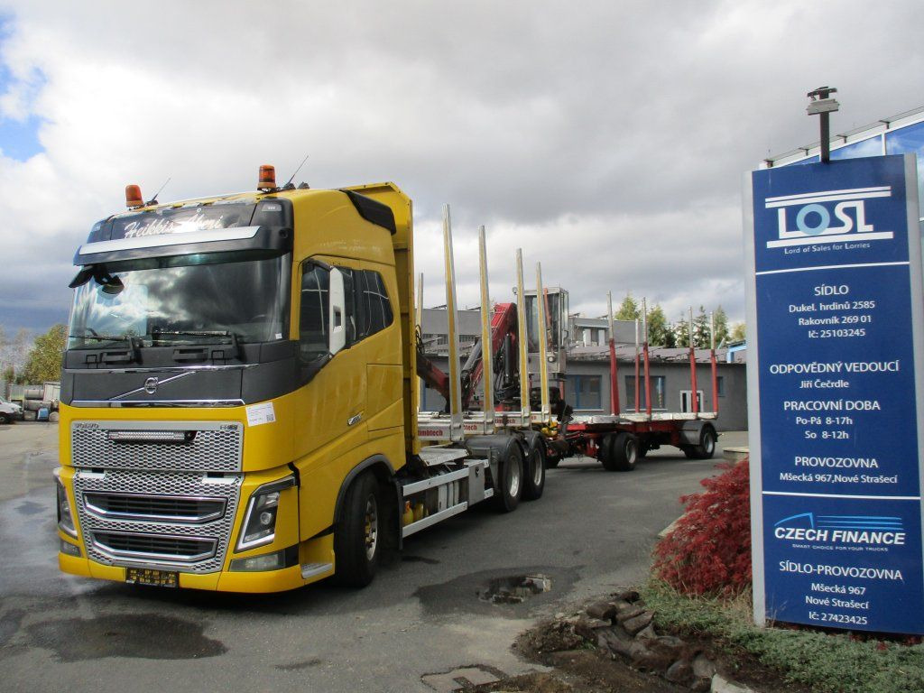 Volvo FH 16 750 6x4 + Fliegl - Truk logging, Truk derek: gambar 1 Volvo FH 16 750 6x4 + Fliegl - Truk logging, Truk derek: gambar 1