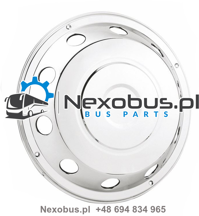 Kołpak 19.5" nierdzewny przód Solbus C 9.5 C10.5 Mercedes Tourino - Roda/ Ban untuk Bus: gambar 1 Kołpak 19.5" nierdzewny przód Solbus C 9.5 C10.5 Mercedes Tourino - Roda/ Ban untuk Bus: gambar 1