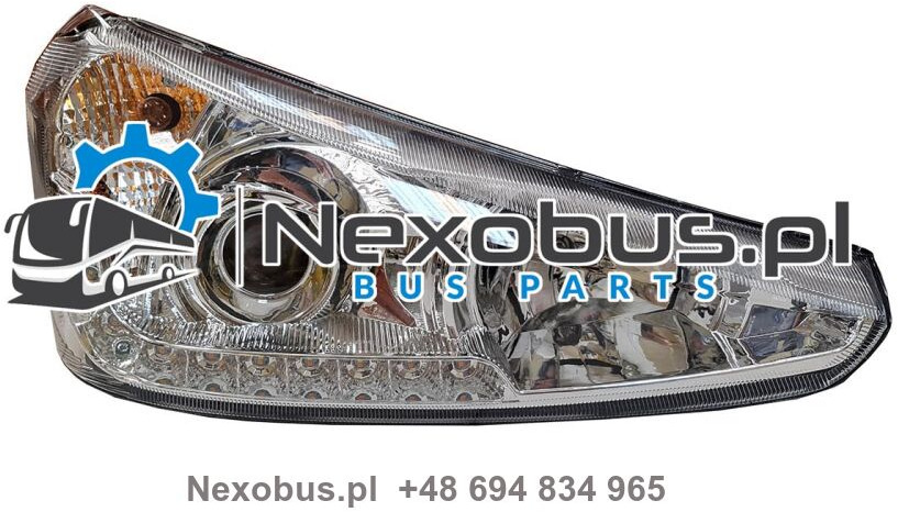 Reflektor Scania Irizar PB z lampa do jazdy dziennej i kierunkowskazem LED prawy - Lampu depan untuk Bus: gambar 1 Reflektor Scania Irizar PB z lampa do jazdy dziennej i kierunkowskazem LED prawy - Lampu depan untuk Bus: gambar 1