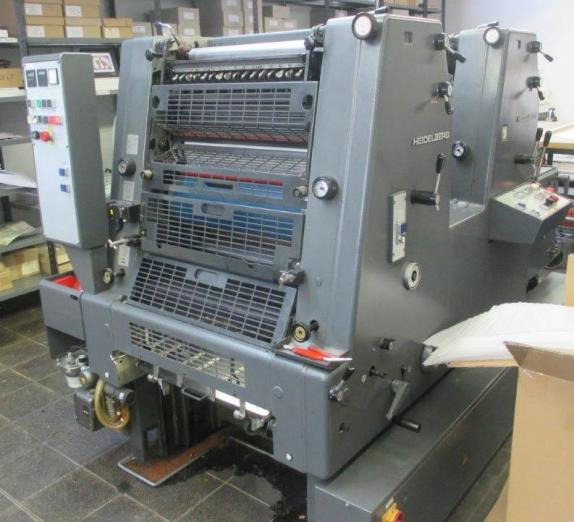 Heidelberg GTOZ 52 two-color offset press - Mesin offset: gambar 1 Heidelberg GTOZ 52 two-color offset press - Mesin offset: gambar 1