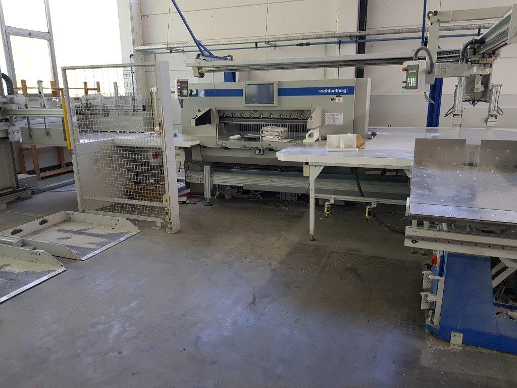 High performance cutting line Baumann Wohlenberg Perfecta 132 TS ASE LM - Mesin potong kertas: gambar 1 High performance cutting line Baumann Wohlenberg Perfecta 132 TS ASE LM - Mesin potong kertas: gambar 1