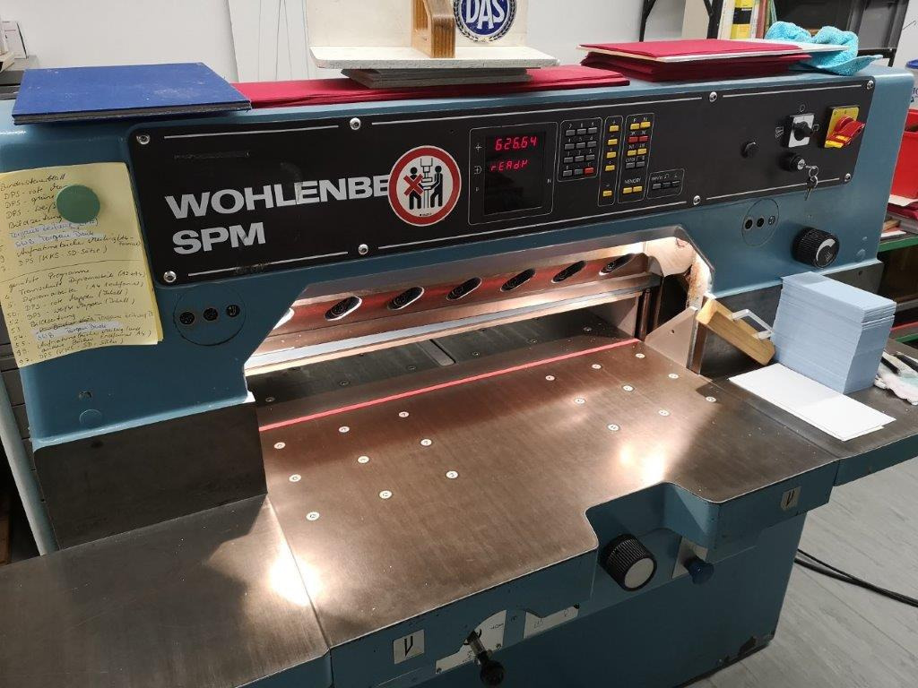 High-speed cutter Wohlenberg WP 76 SPM - Mesin potong kertas: gambar 1 High-speed cutter Wohlenberg WP 76 SPM - Mesin potong kertas: gambar 1
