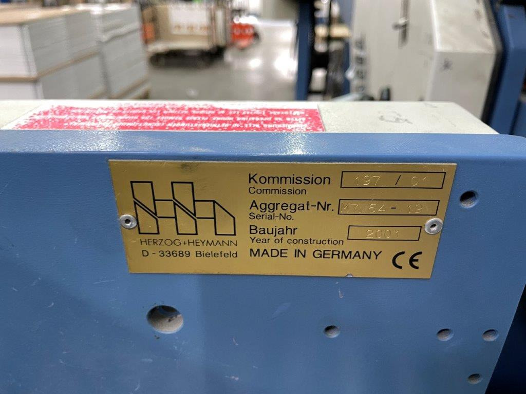 Mesin lipat Large format Affischenfolder Herzog & Heymann M7-58.6 + M7.67-4 Mabeg feeder: gambar 12