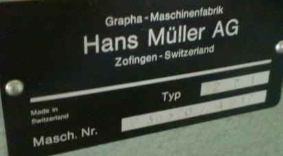 Muller Martini 271 Wire Stitching Machine - Mesin percetakan: gambar 5 Muller Martini 271 Wire Stitching Machine - Mesin percetakan: gambar 5