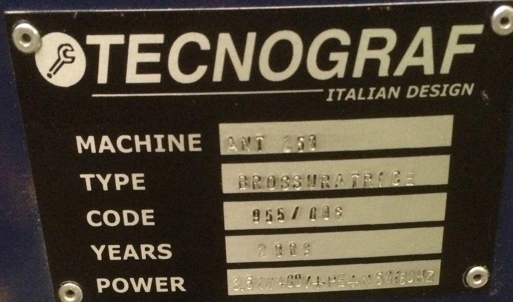 Mesin percetakan TECNOGRAF ANT 250 PUR Hot-Melt: gambar 19