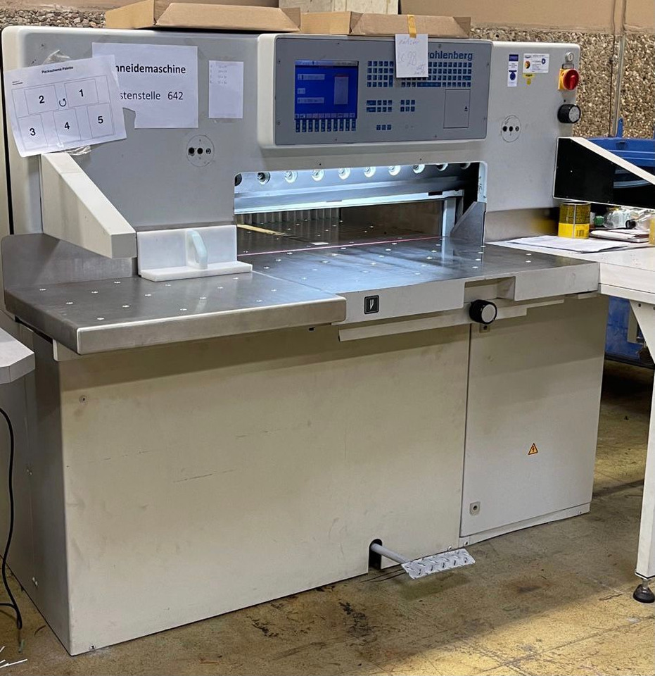Wohlenberg cut-tec 92 high-speed cutter - Mesin potong kertas: gambar 1 Wohlenberg cut-tec 92 high-speed cutter - Mesin potong kertas: gambar 1