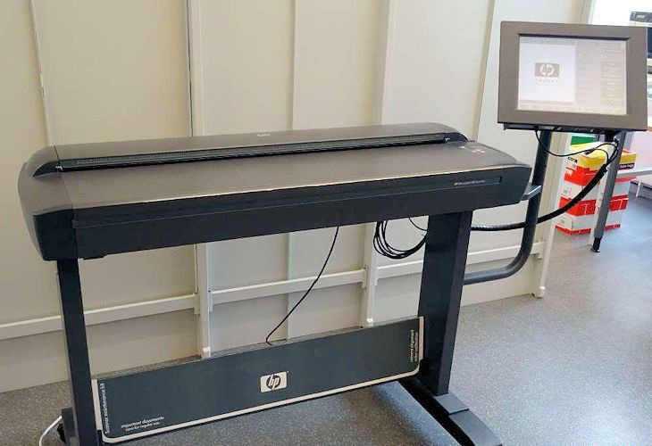 Document scanner plan scanner schematic scanner with document feeder HP Designjet 4500 - Mesin percetakan: gambar 1 Document scanner plan scanner schematic scanner with document feeder HP Designjet 4500 - Mesin percetakan: gambar 1
