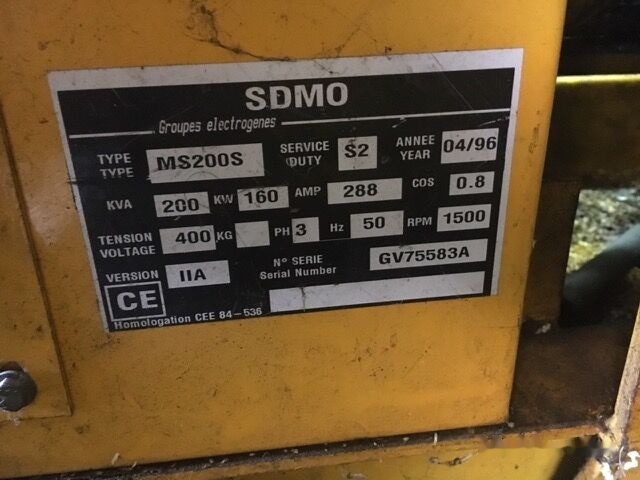 SDMO - Genset: gambar 3 SDMO - Genset: gambar 3